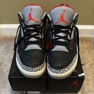 Jordan Black and Red Men's Shoes